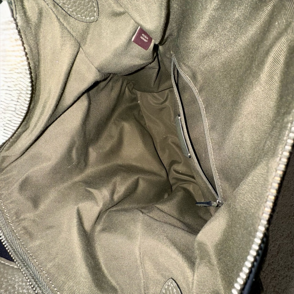 Coach Olive Green Leather Shoulder Bag - Picture 3 of 10